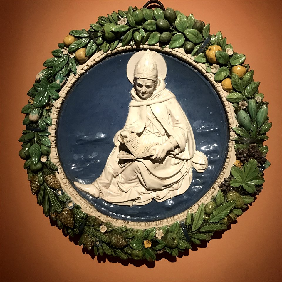 Andrea della Robbia - Saint Augustine - Museo Thyssen-Bornemisza CTB.DEC1594