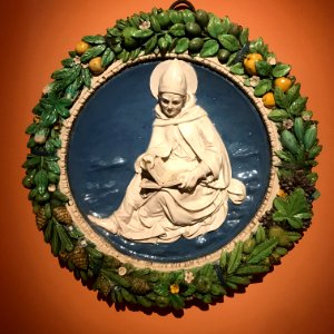 Andrea della Robbia - Saint Augustine - Museo Thyssen-Bornemisza CTB.DEC1594