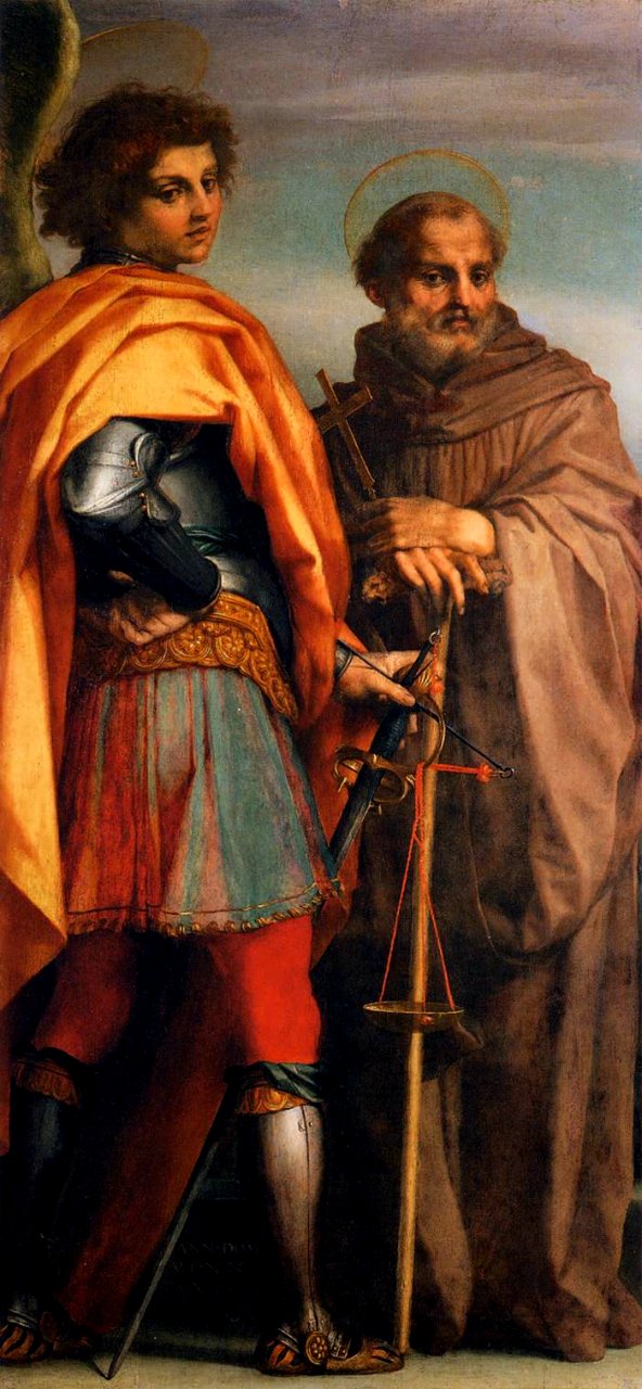 Andrea del Sarto - Sts Michael and John Gualbert - WGA0414