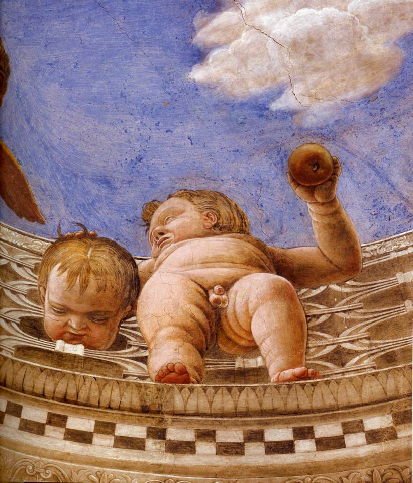 Andrea Mantegna - Ceiling Oculus (detail) - WGA14024