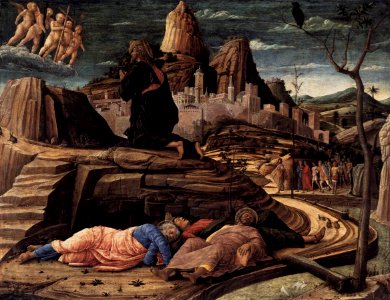 Andrea Mantegna - Agony in the Garden - WGA13946