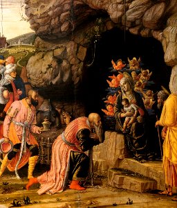 Andrea Mantegna - The Adoration of the Magi (detail) - WGA13955