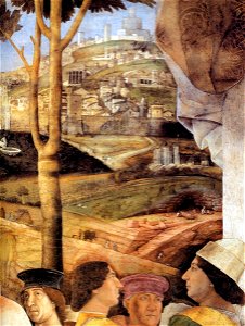 Andrea Mantegna - The Meeting (detail) - WGA14014