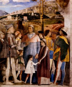 Andrea Mantegna - The Meeting (detail) - WGA14011