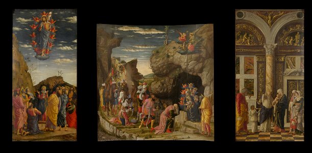 Andrea Mantegna - Trittico - Google Art Project. Free illustration for personal and commercial use.