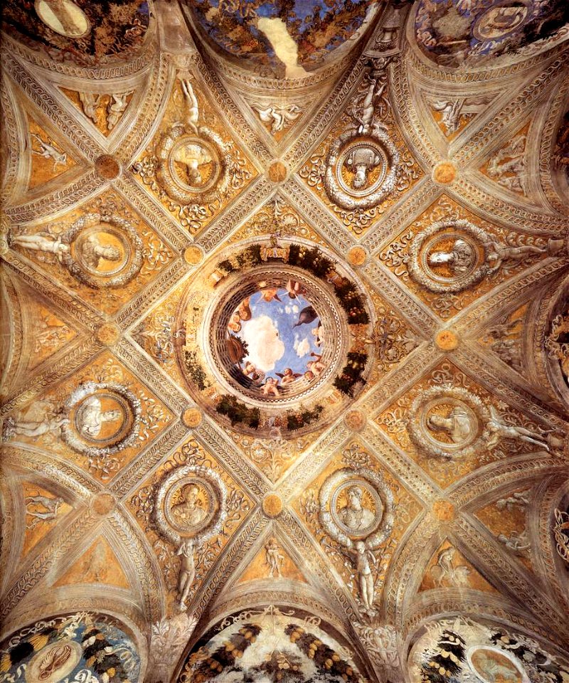 Andrea Mantegna - Ceiling decoration - WGA14020