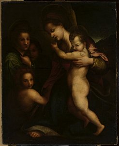 Andrea del Sarto - Madonna with Child Jesus and St. John - 231737 - National Museum in Warsaw