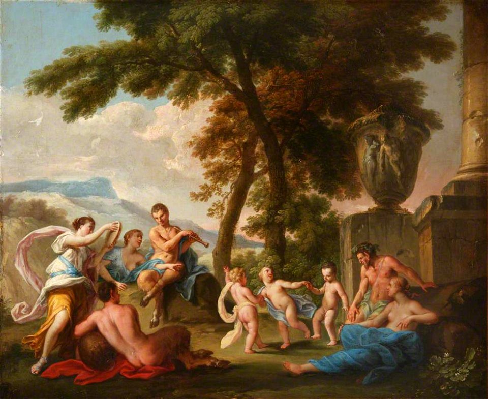 Andrea Locatelli (1695-1741) - A Bacchanalian Scene - 771228 - National Trust