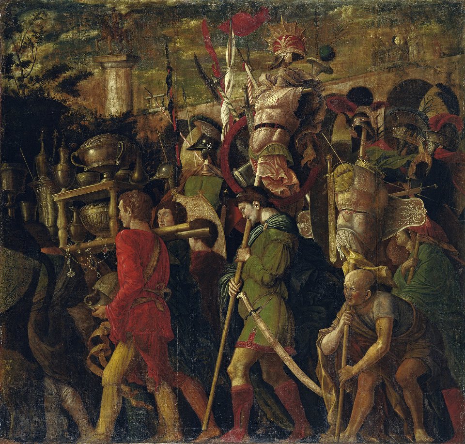 Andrea Mantegna (1431-1506) - The Triumphs of Caesar, 6. The Corselet-Bearers - RCIN 403963 - Royal Collection