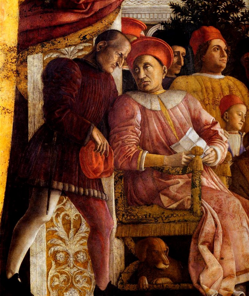 Andrea Mantegna - The Court of Gonzaga (detail) - WGA14003