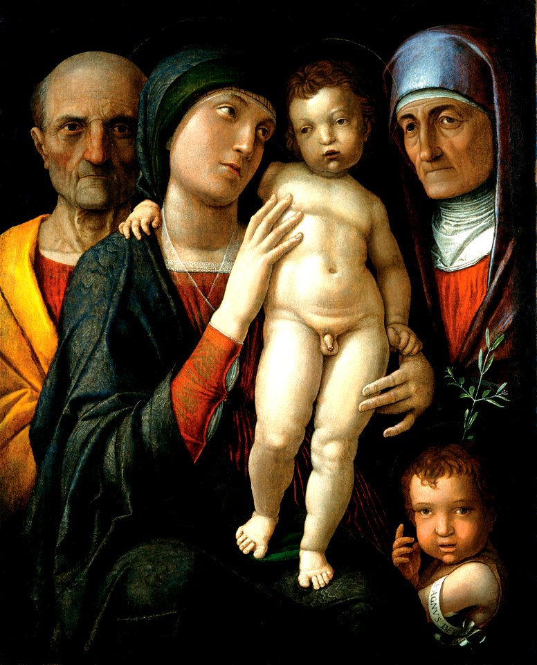 Andrea Mantegna - The Holy Family - Google Art Project