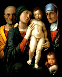 Andrea Mantegna - The Holy Family - Google Art Project