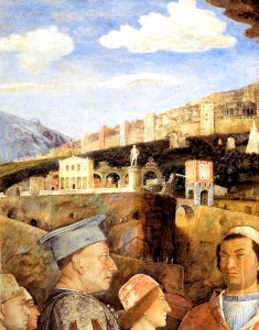 Andrea Mantegna - The Meeting (detail) - WGA14013
