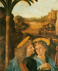 Andrea del Verrocchio - Baptême du Christ
