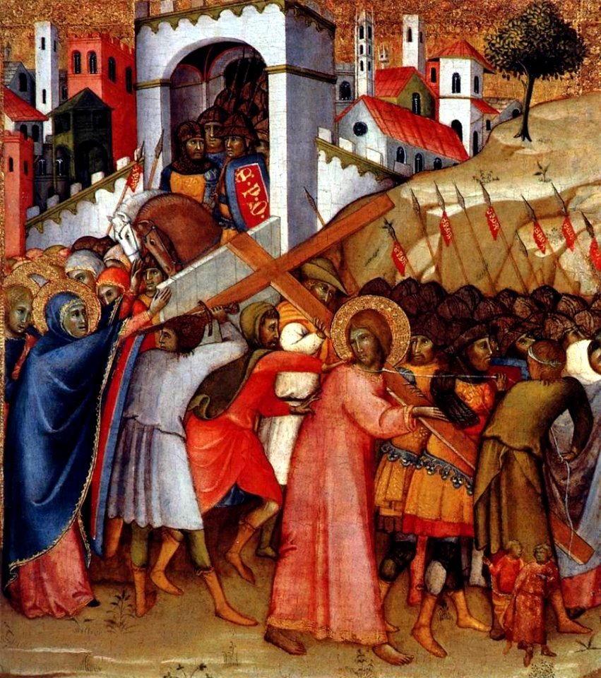 Andrea di Bartolo. Way to Calvary. Thissen-Bornhemisz coll.