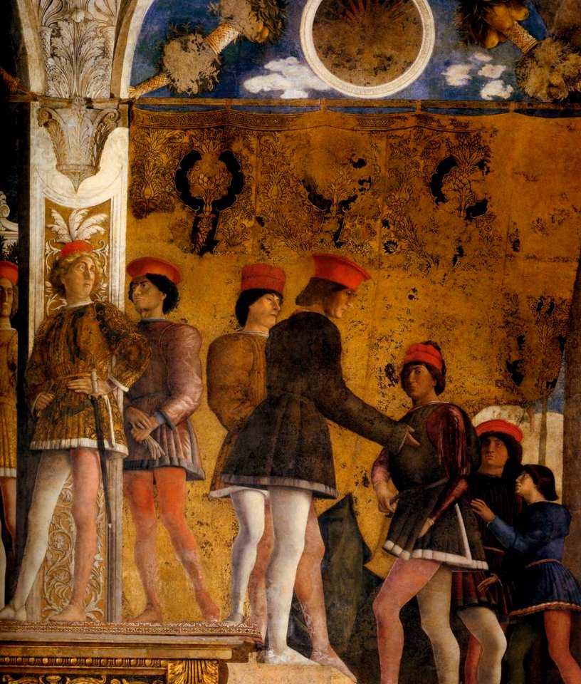 Andrea Mantegna - The Court of Gonzaga (detail) - WGA14002