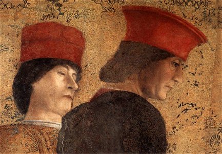 Andrea Mantegna - The Court of Gonzaga (detail) - WGA14006