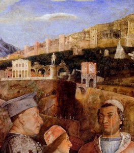 Andrea Mantegna - The Meeting (detail) - WGA14012