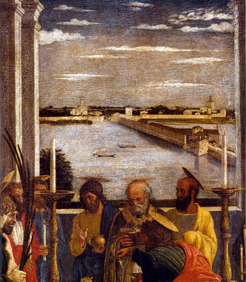 Andrea Mantegna - Death of the Virgin (detail) - WGA13960