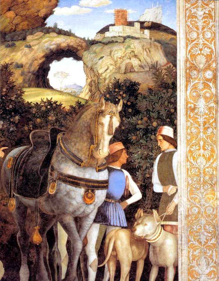 Andrea Mantegna - Suite of Cardinal Francesco (detail) - WGA14019