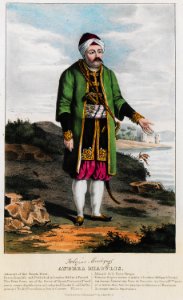 Andrea Miaoulis Admiral of the Greek Fleet - Friedel Adam De - 1830