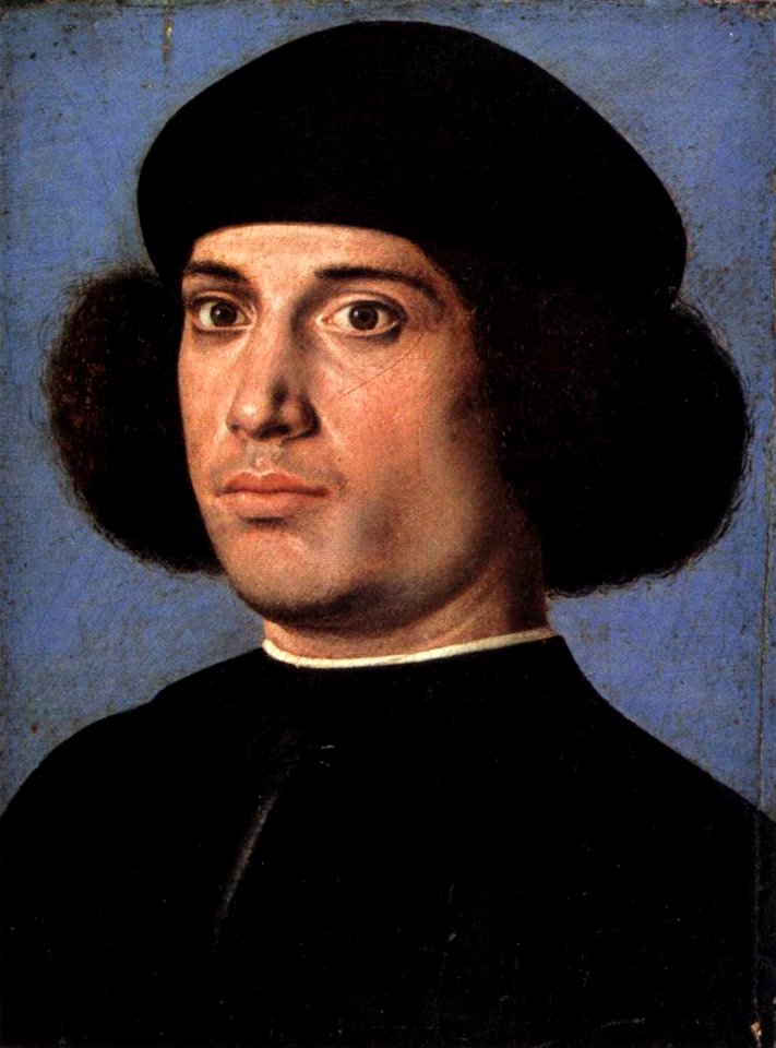 Andrea Previtali - Portrait of a Man (recto) - WGA18405