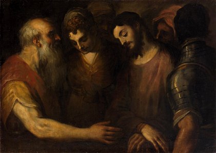 Andrea Schiavone - Christ before Pilate GG 1516
