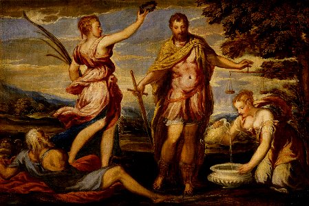 Andrea Meldolla, gen. Schiavone - Scipio Africanus (^) - GG 1558 - Kunsthistorisches Museum