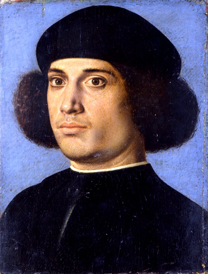 Andrea Previtali called Cordeliaghi - Portrait of a Man - Google Art Project