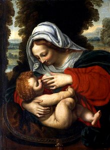 Andrea Solario (c.1465-1524) (after) - La vierge au coussin vert (Madonna with the Green Cushion) - 872088 - National Trust