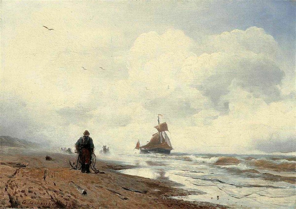 Andreas Achenbach - An der Küste