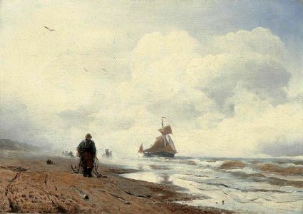 Andreas Achenbach - An der Küste