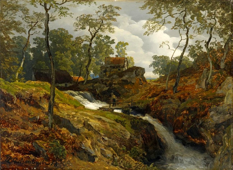 Andreas Achenbach - Landschaft (1868)