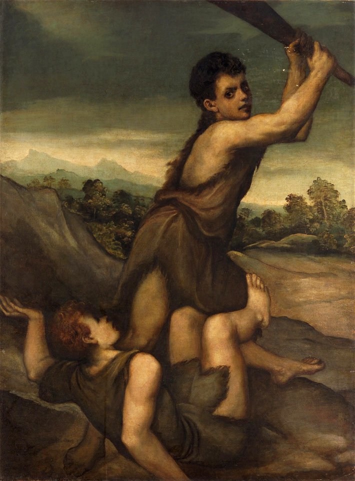 Andrea Schiavone - Cain and Abel GG 6680