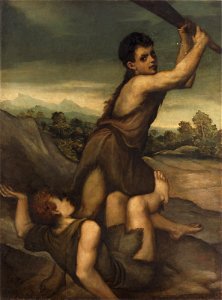 Andrea Schiavone - Cain and Abel GG 6680