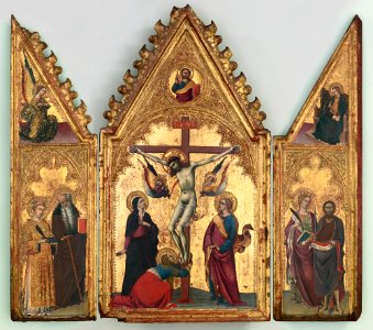 Andrea Vanni - The Crucifixion, with Saints - P15n2 - Isabella Stewart Gardner Museum