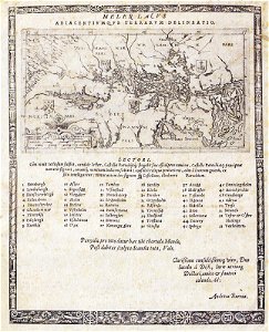 Andreas Bureus Mälarkarta 1614