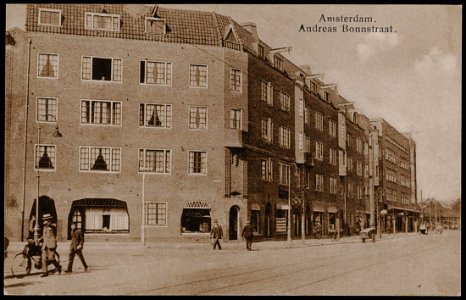Andreas Bonnstraat. Uitgave N.V. Luxe Papierwarenhandel v.h. Roukes & Erhart, Baarn, Afb PRKBB00326000002