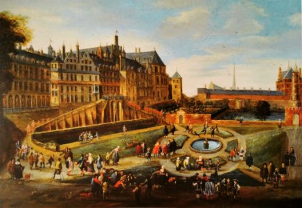 Andreas Martin, Koudenbergpaleis en Domus Isabellae, 1726 (coll. AXA Belgium)
