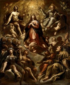 Andrea Vaccaro Asunción de la Virgen Col par