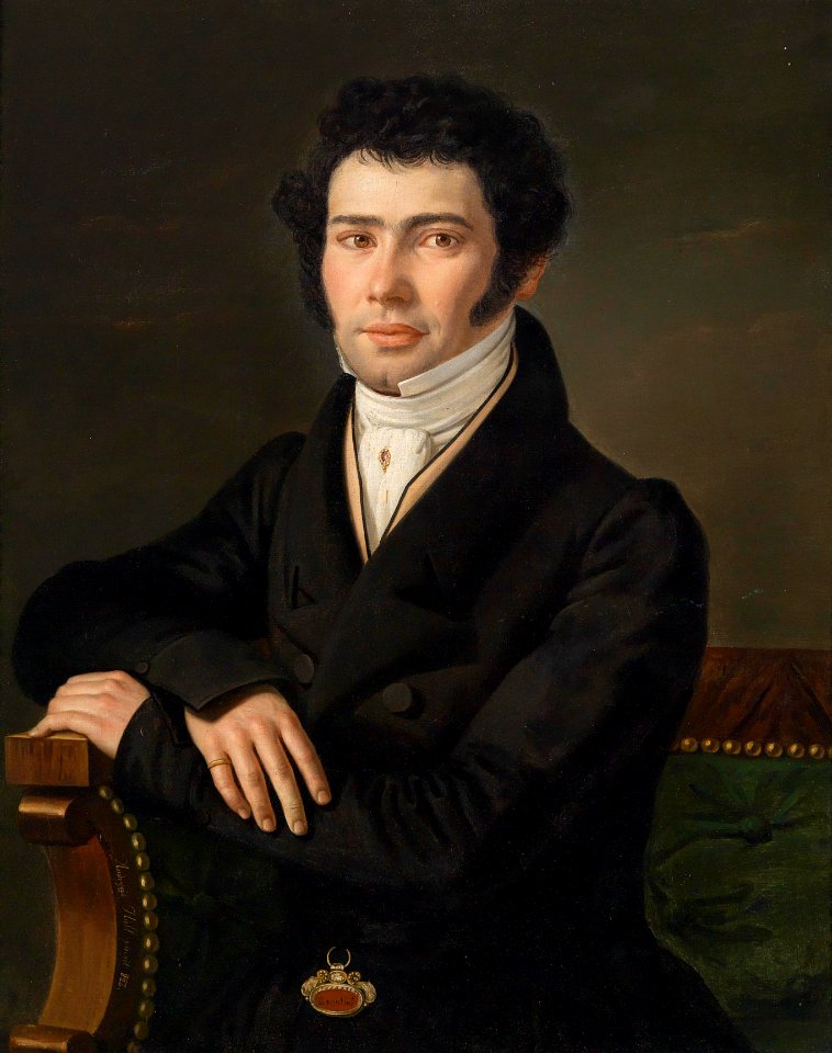Andreas Hall Bildnis Gaspare Spontini 1828