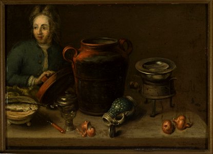 Andreas Held - Man in the kitchen - M.Ob.1915 MNW - National Museum in Warsaw