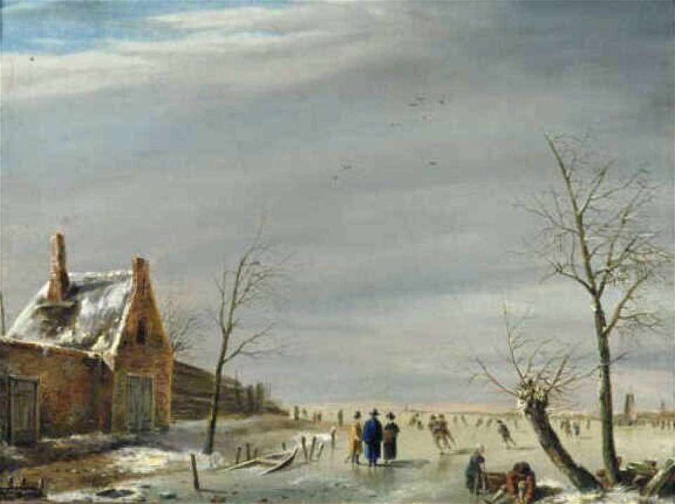 Andreas Schelfhout - IJsgezicht - 2135 (OK) - Museum Boijmans Van Beuningen