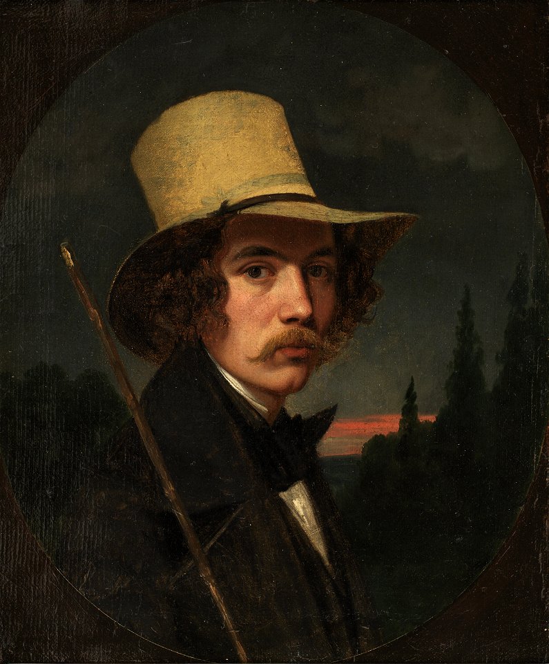 Andreas Herman Hunæus - Selvportræt - KMS4185 - Statens Museum for Kunst