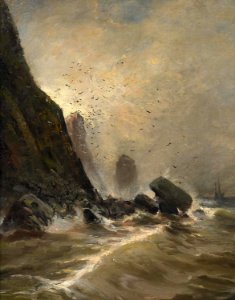 Andreas Achenbach - Steilküste auf Helgoland