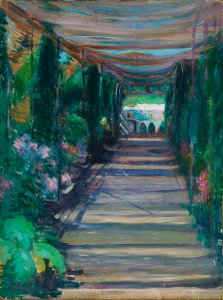 Andreas Martin Andersen - Pergola, Green Hill - P33w15 - Isabella Stewart Gardner Museum