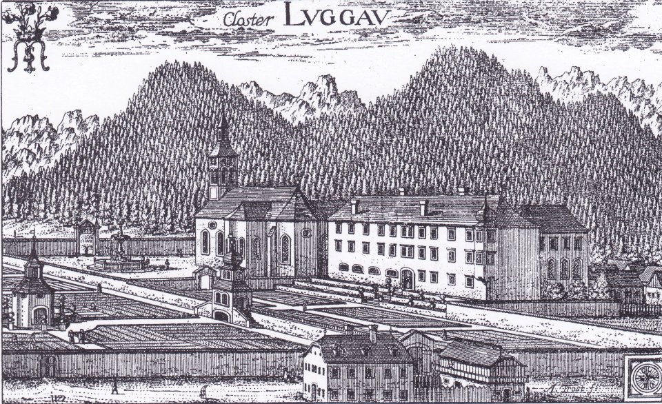 Andreas Trost - Ansicht des Klosters Maria Luggau