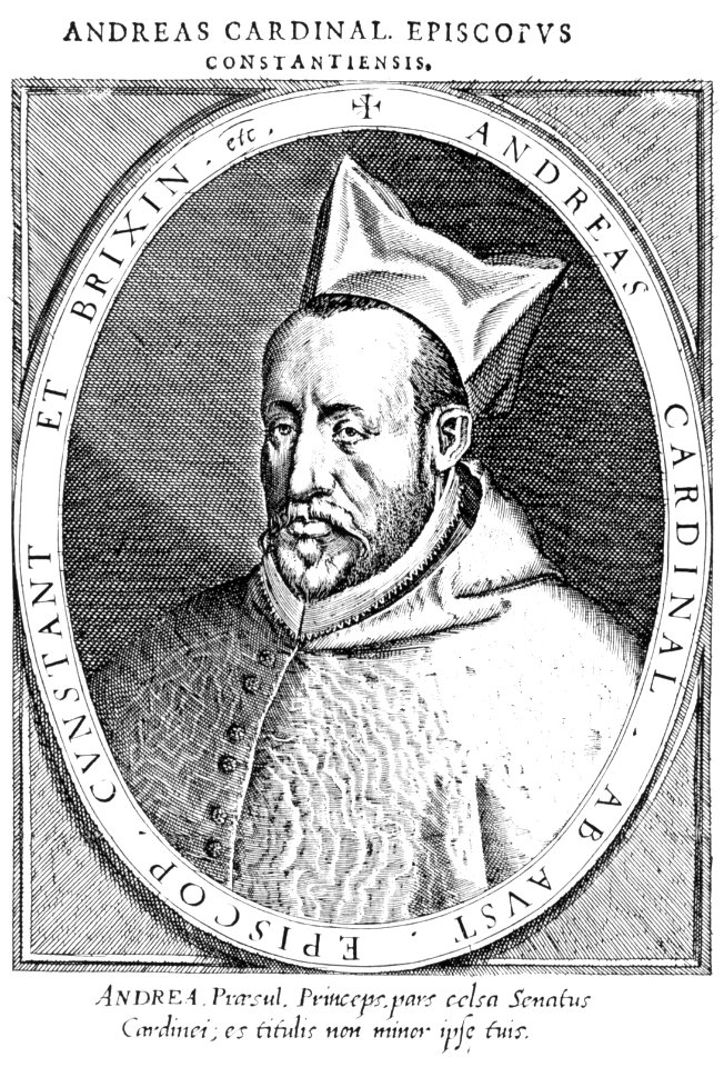 Andreas von Österreich Kupferstich
