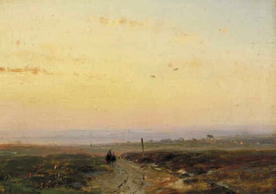 Andreas Schelfhout - Vlak landschap - 2134 (OK) - Museum Boijmans Van Beuningen