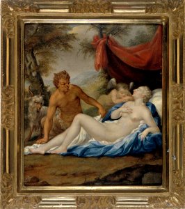 Andreas von Behn - Satyr and nymph (Juppiter and Antiope) - S 417 - Finnish National Gallery